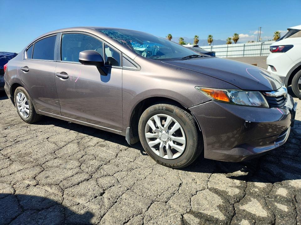 2012 Honda Civic მანქანა იყიდება აუქციონზე, vin: 19XFB2F55CE387353, აუქციონის ნომერი: 72341366