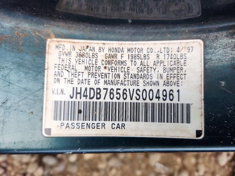 Aukcja sprzedaży 1997 Acura Integra, vin: JH4DB7656VS004961, numer aukcji: 72176496