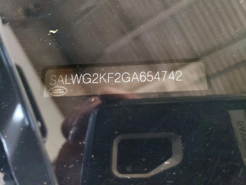 71708806 :رقم المزاد ، SALWG2KF2GA654742 vin ، 2016 Land Rover Range Rover Sport مزاد بيع