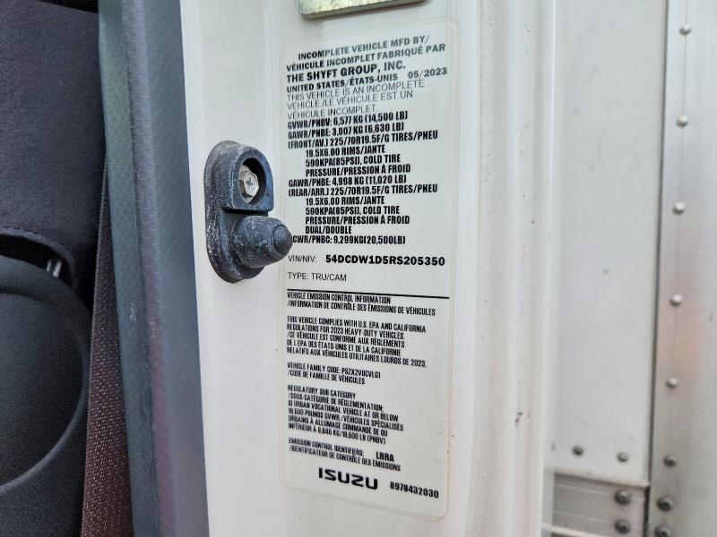 Aukcja sprzedaży 2024 Chevrolet 4500, vin: 54DCDW1D5RS205350, numer aukcji: 70379406