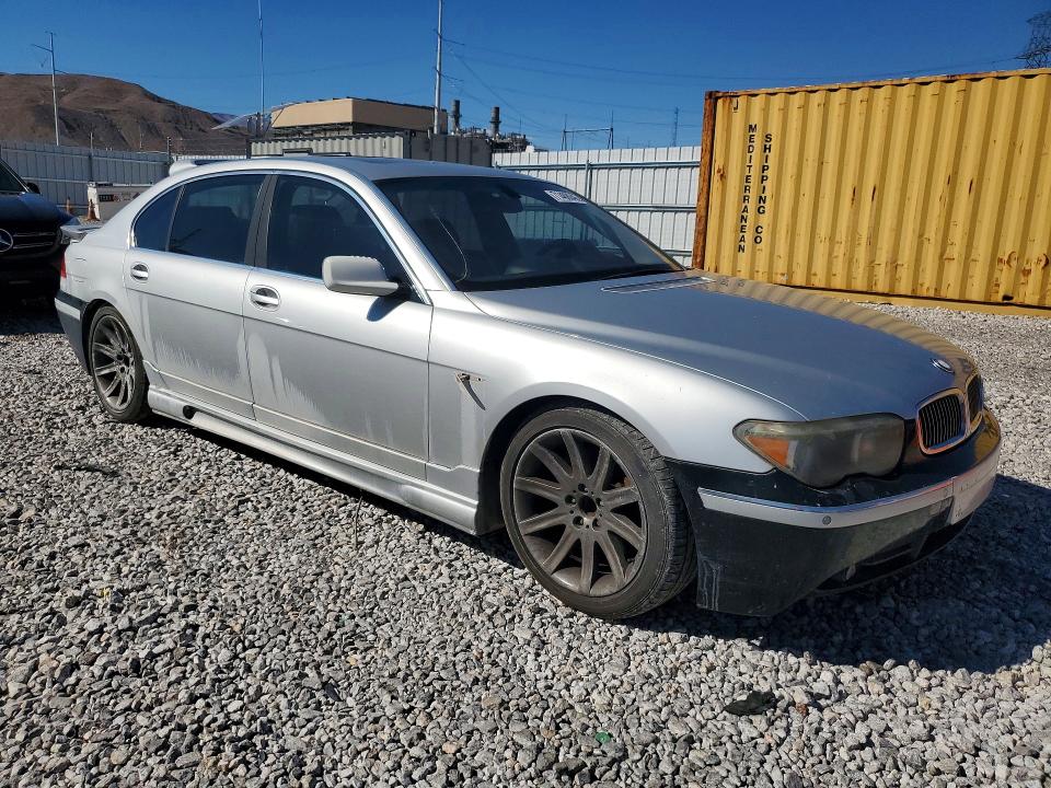 2003 Bmw 745 მანქანა იყიდება აუქციონზე, vin: WBAGN63483DR13567, აუქციონის ნომერი: 71488046