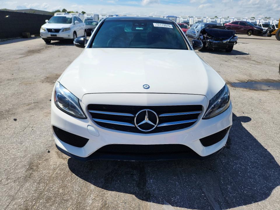72113976 :رقم المزاد ، 55SWF4JB2HU198656 vin ، 2017 Mercedes-benz C مزاد بيع