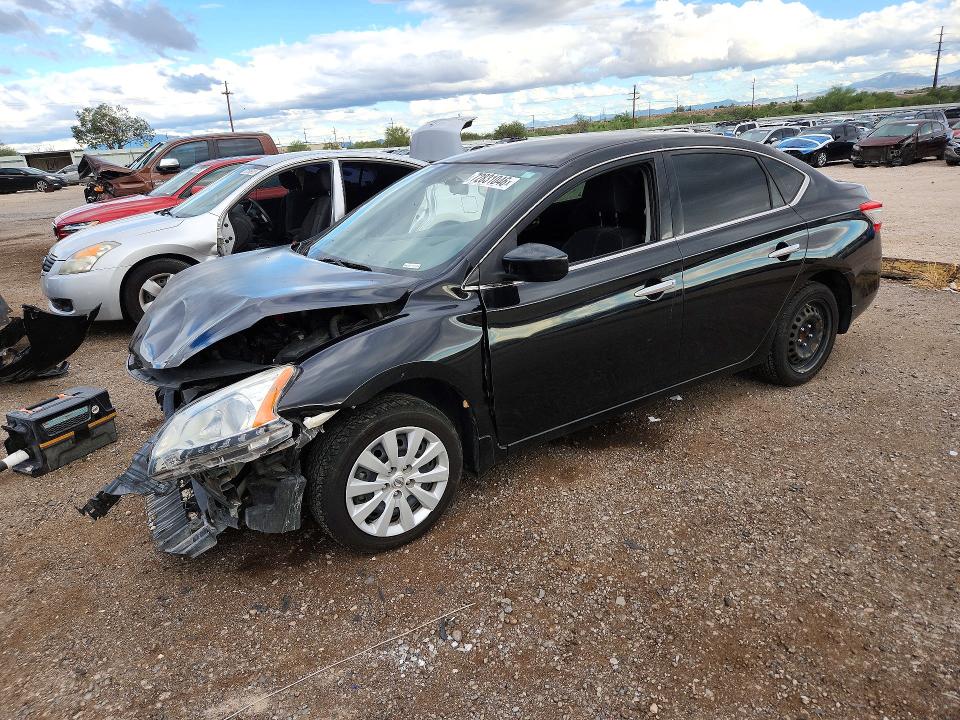 Продажа на аукционе авто 2015 Nissan Sentra, vin: 3N1AB7AP7FY286255, номер лота: 72831046