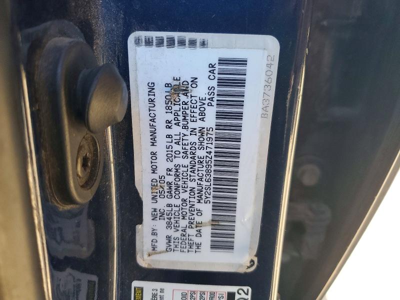Aukcja sprzedaży 2005 Pontiac Vibe, vin: 5Y2SL63895Z471975, numer aukcji: 73306776