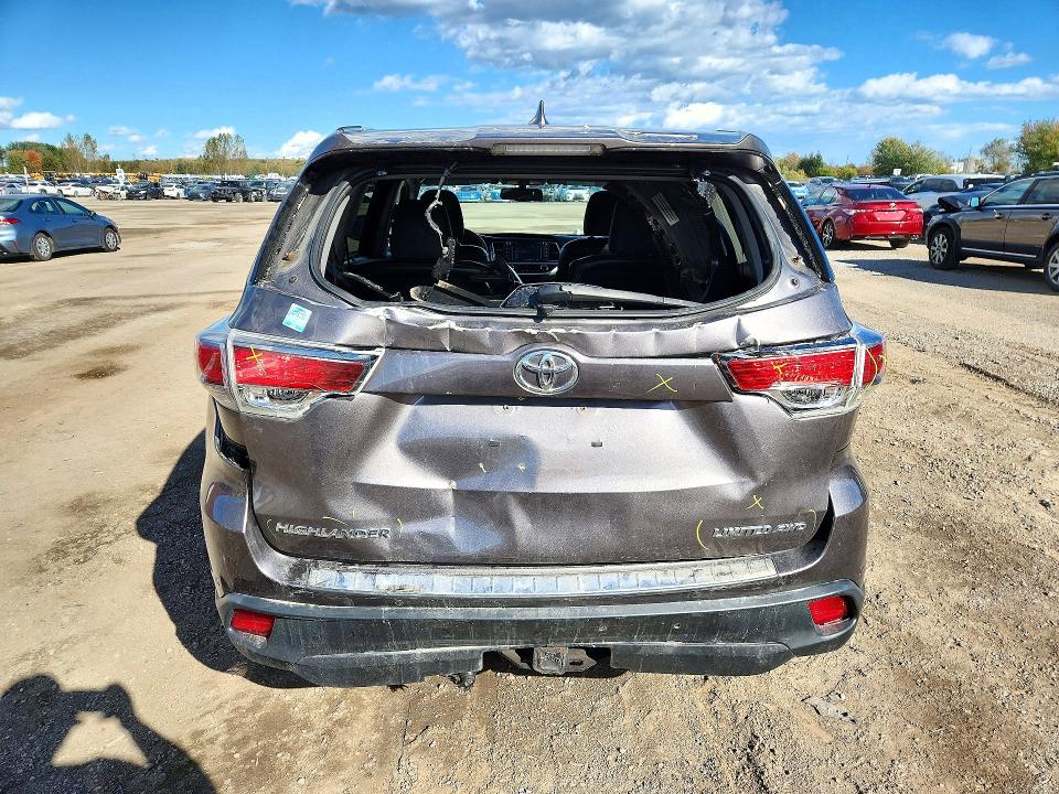 Aukcja sprzedaży 2016 Toyota Highlander, vin: 5TDDKRFH2GS244043, numer aukcji: 72487506