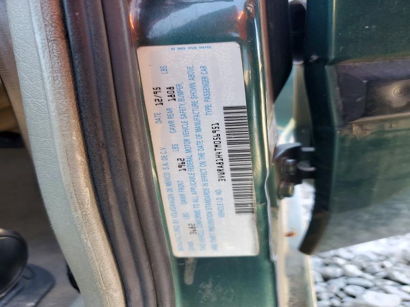 Продажа на аукционе авто 1996 Volkswagen Jetta, vin: 3VWRA81H4TM056951, номер лота: 71888666