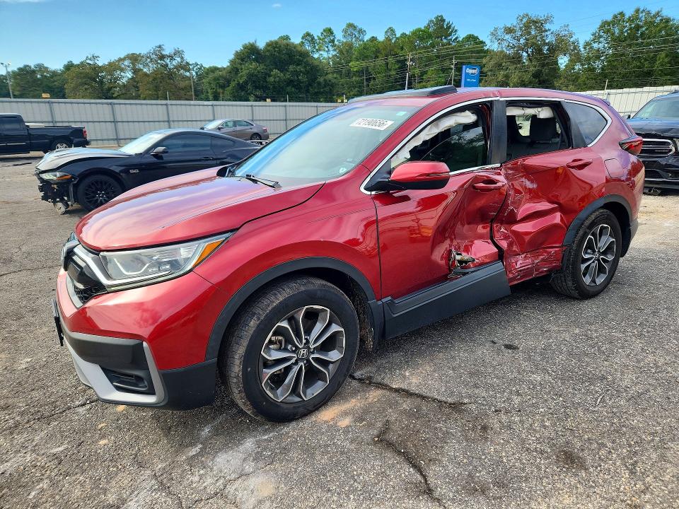 72190656 :رقم المزاد ، 5J6RW1H8XMA003648 vin ، 2021 Honda Cr-v مزاد بيع