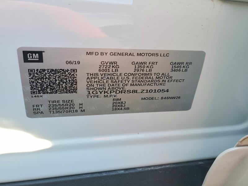 Продажа на аукционе авто 2020 Cadillac Xt6, vin: 1GYKPDRS8LZ101054, номер лота: 72050716