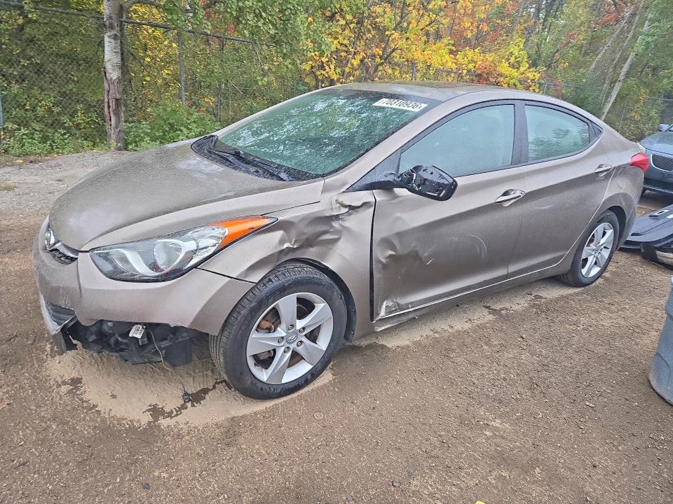70310936 :رقم المزاد ، 5NPDH4AE7DH212446 vin ، 2013 Hyundai Elantra مزاد بيع