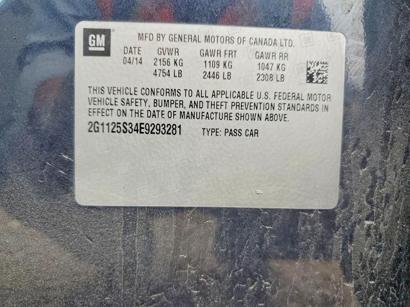 Продаж на аукціоні авто 2014 Chevrolet Impala, vin: 2G1125S34E9293281, номер лоту: 70108146