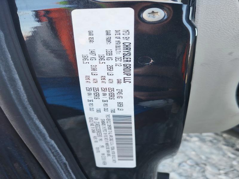 71762936 :رقم المزاد ، 2C4RDGCG9DR655203 vin ، 2013 Dodge Grand Caravan مزاد بيع