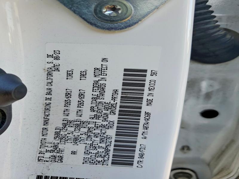 Aukcja sprzedaży 2023 Toyota Tacoma, vin: 3TMCZ5AN0PM632787, numer aukcji: 71602356
