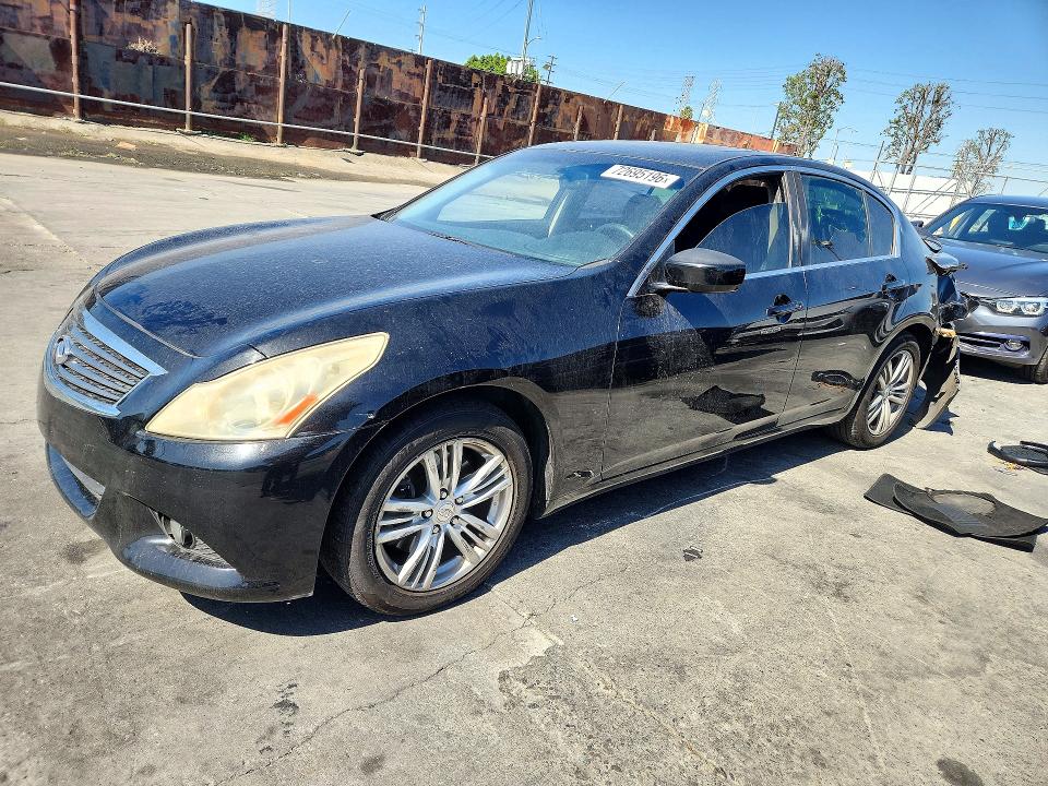 2011 Infiniti G25 Sedan მანქანა იყიდება აუქციონზე, vin: JN1DV6AP7BM604015, აუქციონის ნომერი: 72695196