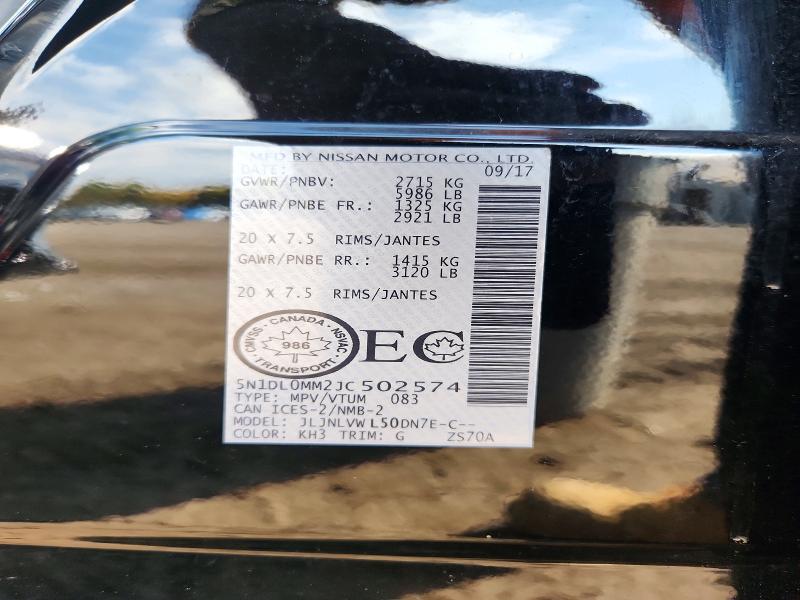 2018 Infiniti Qx60 მანქანა იყიდება აუქციონზე, vin: 5N1DL0MM2JC502574, აუქციონის ნომერი: 71803426