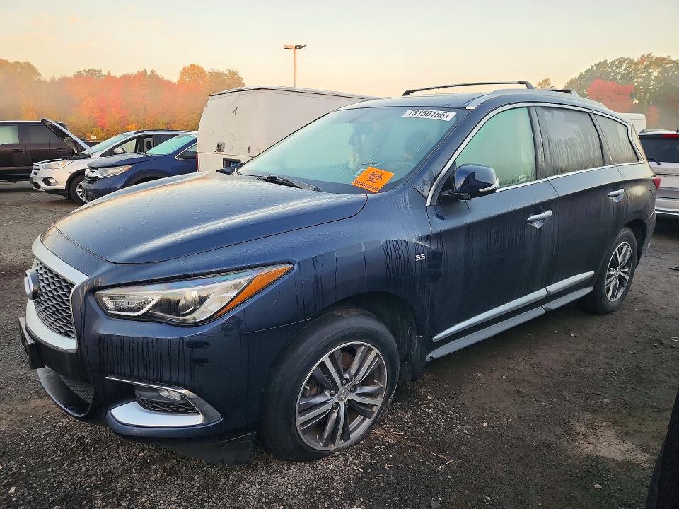 2018 Infiniti Qx60 მანქანა იყიდება აუქციონზე, vin: 5N1DL0MM1JC529250, აუქციონის ნომერი: 73150156