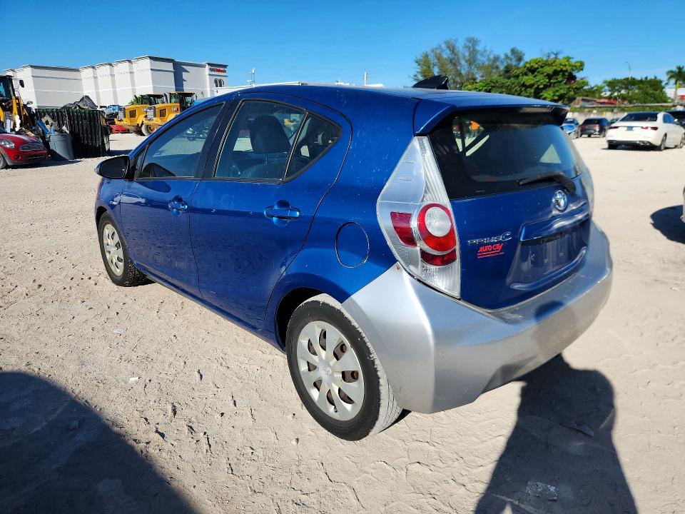 Aukcja sprzedaży 2012 Toyota Prius C, vin: JTDKDTB38C1009288, numer aukcji: 71899766