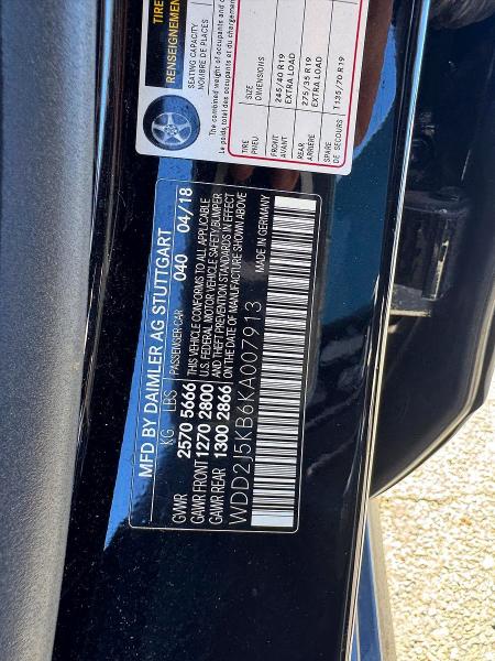 Продажа на аукционе авто 2019 Mercedes-benz Cls, vin: WDD2J5KB6KA007913, номер лота: 72106096