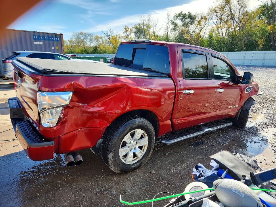 2017 Nissan Titan მანქანა იყიდება აუქციონზე, vin: 1N6AA1E58HN574773, აუქციონის ნომერი: 71453806