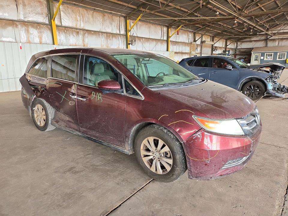 2016 Honda Odyssey მანქანა იყიდება აუქციონზე, vin: 5FNRL5H41GB074445, აუქციონის ნომერი: 73840576