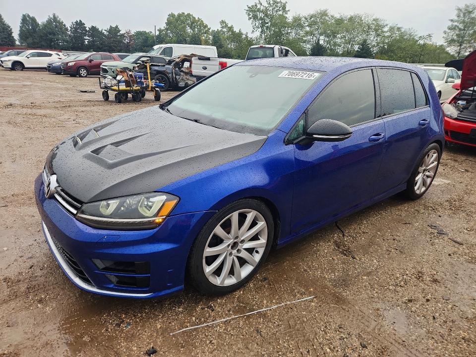 2016 Volkswagen Golf R მანქანა იყიდება აუქციონზე, vin: WVWUF7AU5GW093468, აუქციონის ნომერი: 70697216