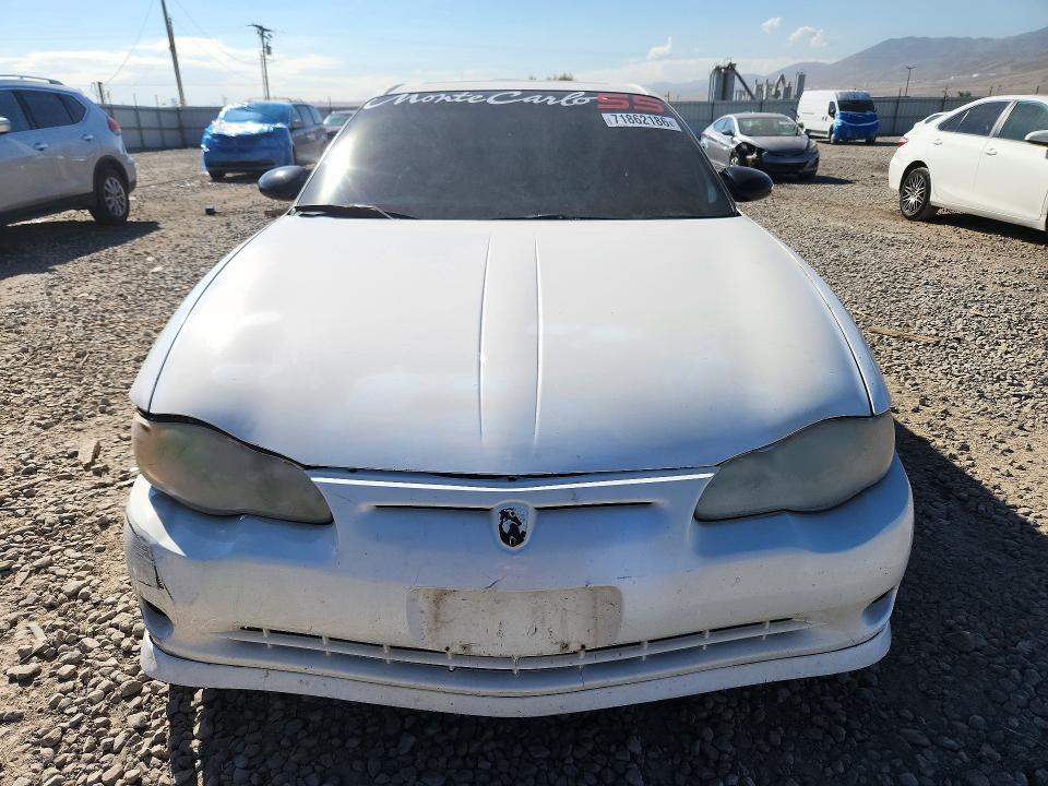 2001 Chevrolet Monte Carlo მანქანა იყიდება აუქციონზე, vin: 2G1WX15K919285481, აუქციონის ნომერი: 71862186