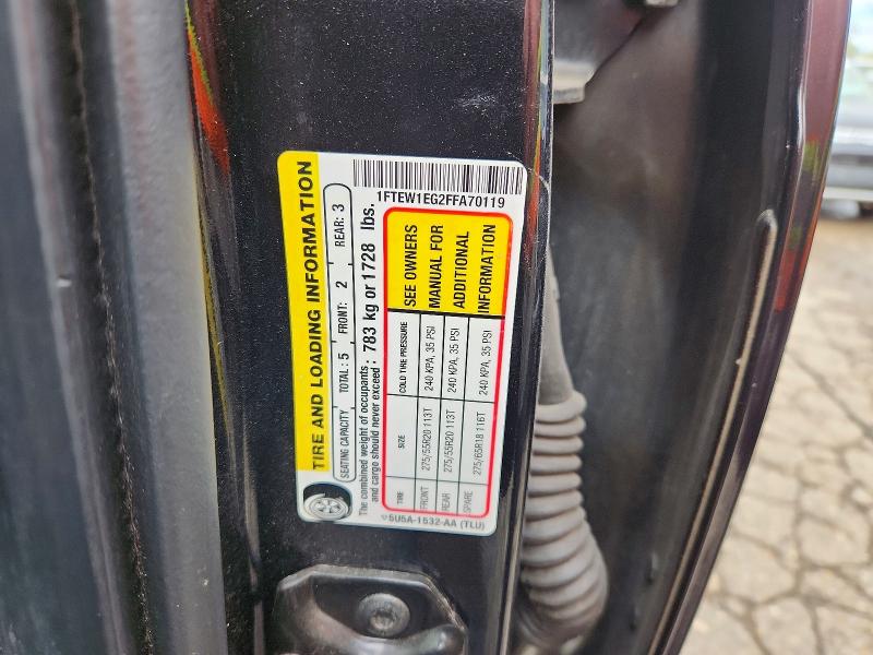 Продаж на аукціоні авто 2015 Ford F150, vin: 1FTEW1EG2FFA70119, номер лоту: 70327196