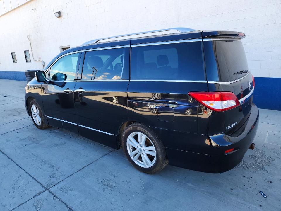 2012 Nissan Quest მანქანა იყიდება აუქციონზე, vin: JN8AE2KP3C9036832, აუქციონის ნომერი: 74080676