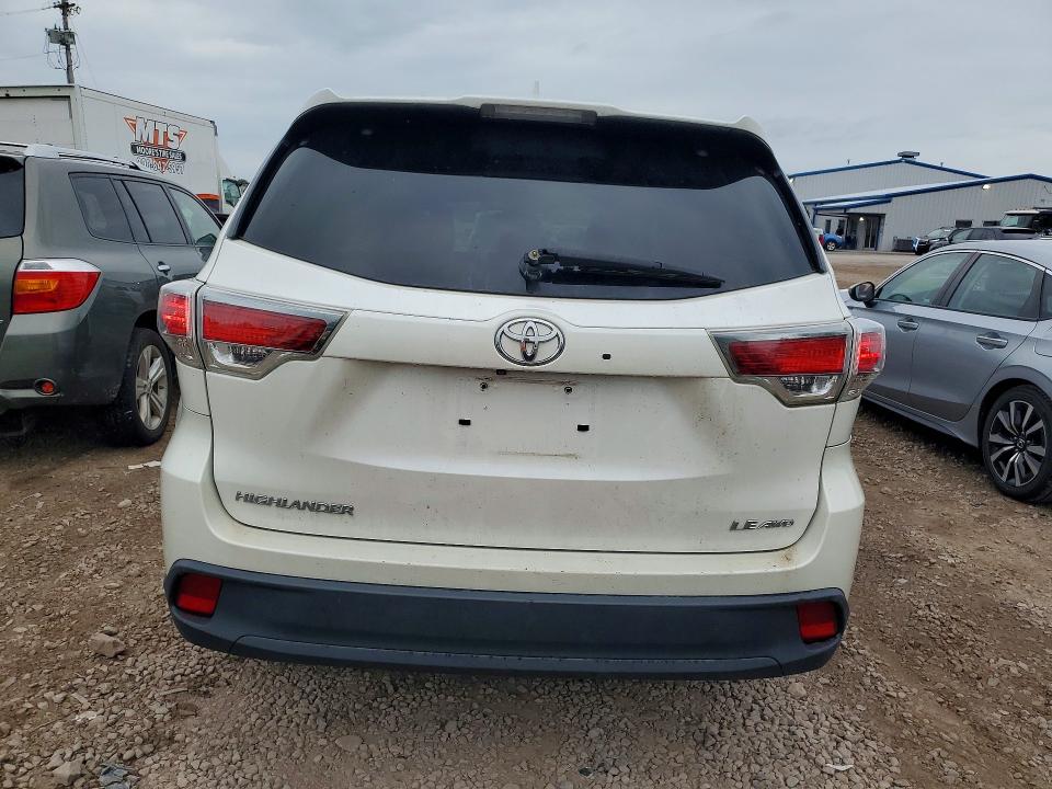 Продажа на аукционе авто 2015 Toyota Highlander, vin: 5TDBKRFH6FS206885, номер лота: 70433986