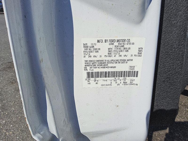 2014 Ford F150 მანქანა იყიდება აუქციონზე, vin: 1FTMF1CM5EKD18020, აუქციონის ნომერი: 71214006