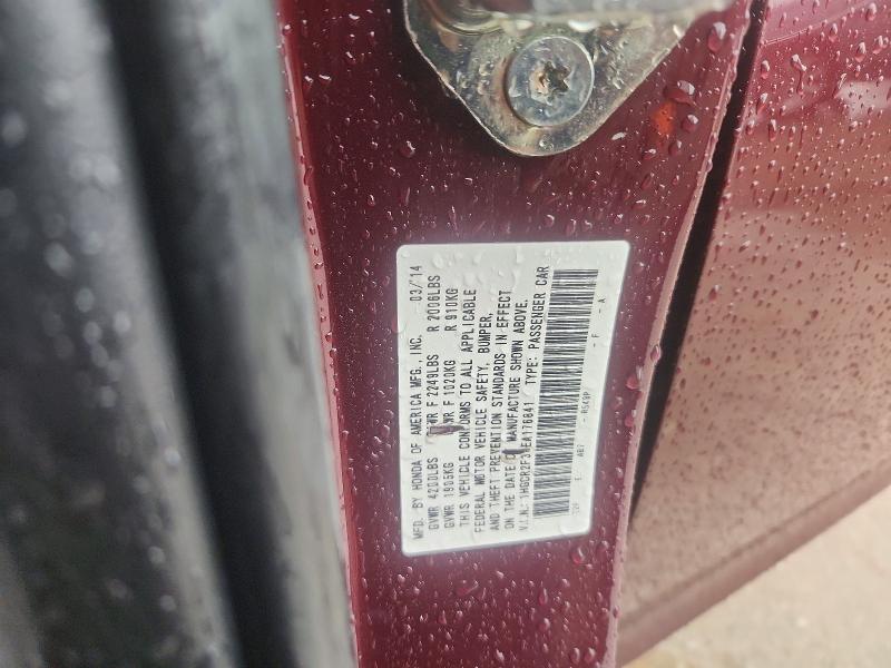 Aukcja sprzedaży 2014 Honda Accord, vin: 1HGCR2F39EA176841, numer aukcji: 71245916