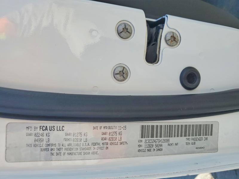 Продаж на аукціоні авто 2016 Dodge Challenger, vin: 2C3CDZAG7GH129395, номер лоту: 71491896
