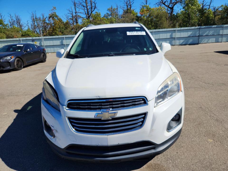 2016 Chevrolet Trax მანქანა იყიდება აუქციონზე, vin: 3GNCJPSB3GL174313, აუქციონის ნომერი: 70914616