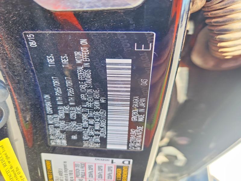 2016 Toyota 4runner მანქანა იყიდება აუქციონზე, vin: JTEZU5JRXG5110357, აუქციონის ნომერი: 71588086