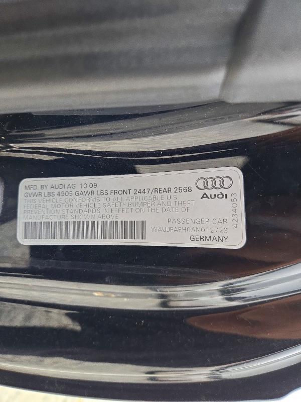 Продажа на аукционе авто 2010 Audi A5, vin: WAUJFAFH0AN012723, номер лота: 69280266