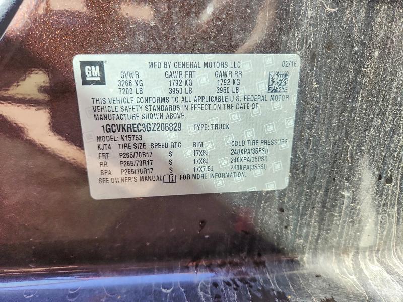 Aukcja sprzedaży 2016 Chevrolet Silverado, vin: 1GCVKREC3GZ206829, numer aukcji: 71566326