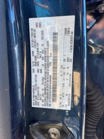 Продаж на аукціоні авто 2017 Ford F150, vin: 1FTEW1EF2HFA49698, номер лоту: 74050386