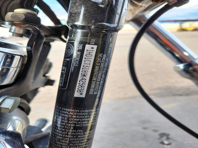 74101696 :رقم المزاد ، 1HD1CT3189K425838 vin ، 2009 Harley-davidson Xl1200 مزاد بيع