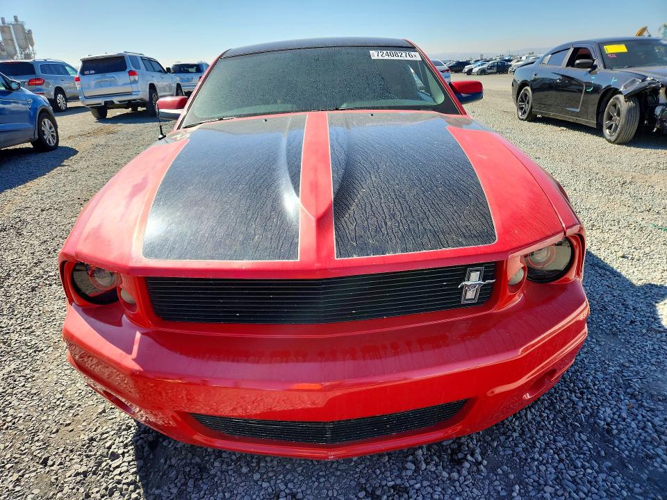 72408276 :رقم المزاد ، 1ZVHT82H275255559 vin ، 2007 Ford Mustang مزاد بيع