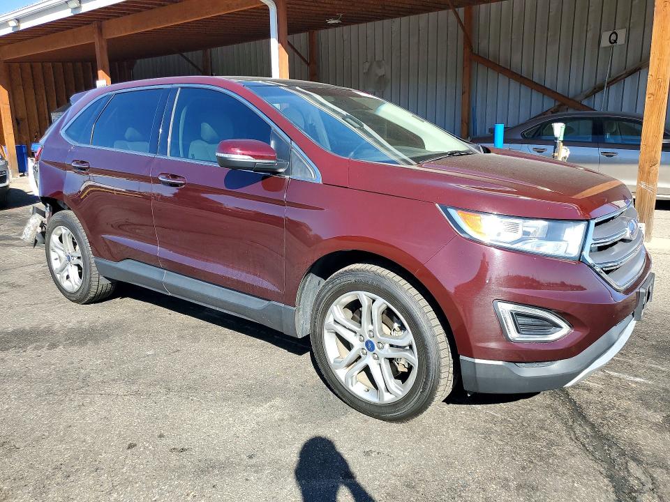 72595306 :رقم المزاد ، 2FMPK4K98JBC44356 vin ، 2018 Ford Edge مزاد بيع