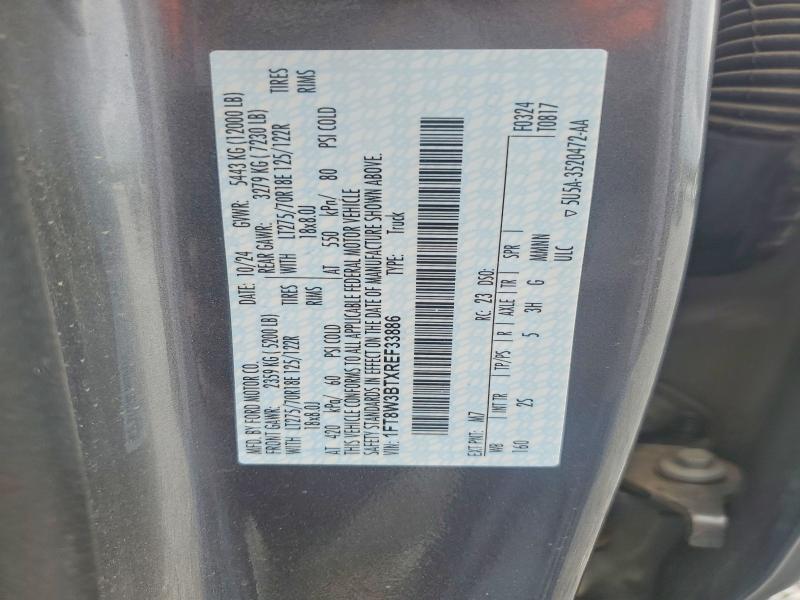 Продаж на аукціоні авто 2024 Ford F350, vin: 1FT8W3BTXREF33886, номер лоту: 71679846