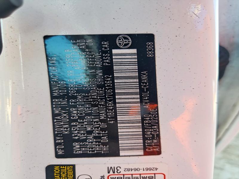 Продаж на аукціоні авто 2007 Toyota Camry, vin: 4T1BE46K17U613642, номер лоту: 71594866