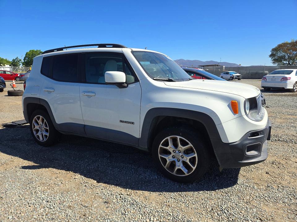 72978956 :رقم المزاد ، ZACCJBBT5GPD66280 vin ، 2016 Jeep Renegade مزاد بيع