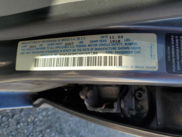 Aukcja sprzedaży 2004 Volkswagen Jetta, vin: 3VWSA69M04M065185, numer aukcji: 71660386
