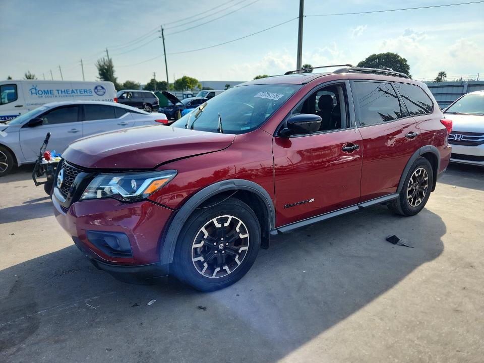 2020 Nissan Pathfinder მანქანა იყიდება აუქციონზე, vin: 5N1DR2CM4LC626232, აუქციონის ნომერი: 72200176