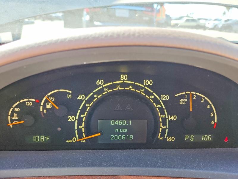 Aukcja sprzedaży 2000 Mercedes-benz S, vin: WDBNG75J4YA134459, numer aukcji: 70751516