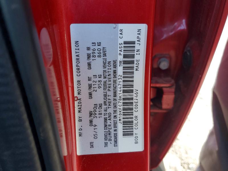 Продаж на аукціоні авто 2019 Mazda Cx-3, vin: JM1DKFC78K1447132, номер лоту: 71151746