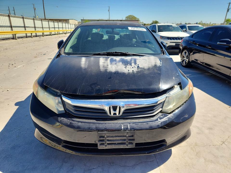 2012 Honda Civic მანქანა იყიდება აუქციონზე, vin: 2HGFB2F50CH597350, აუქციონის ნომერი: 70236636