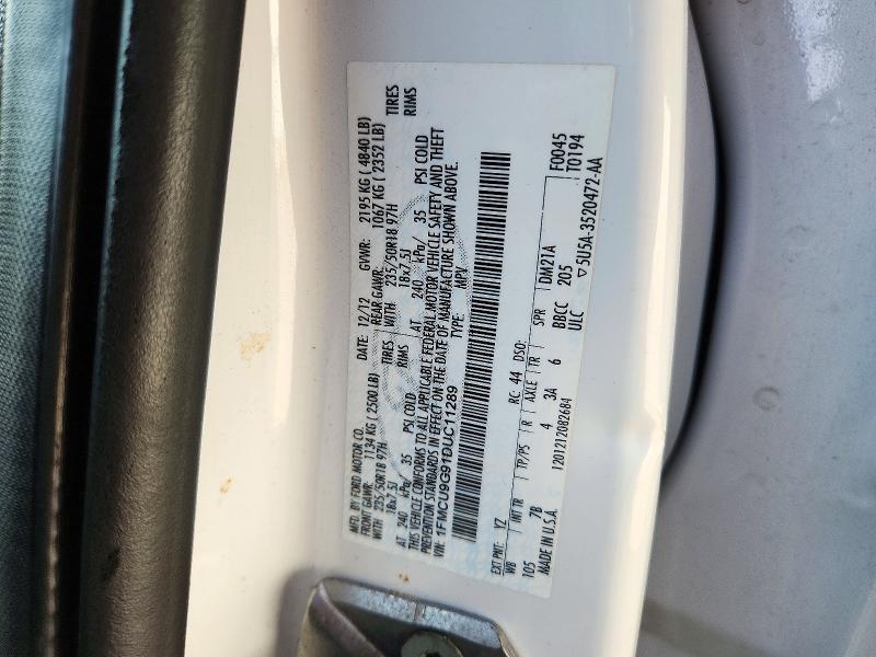 Aukcja sprzedaży 2013 Ford Escape, vin: 1FMCU9G91DUC11289, numer aukcji: 72600036