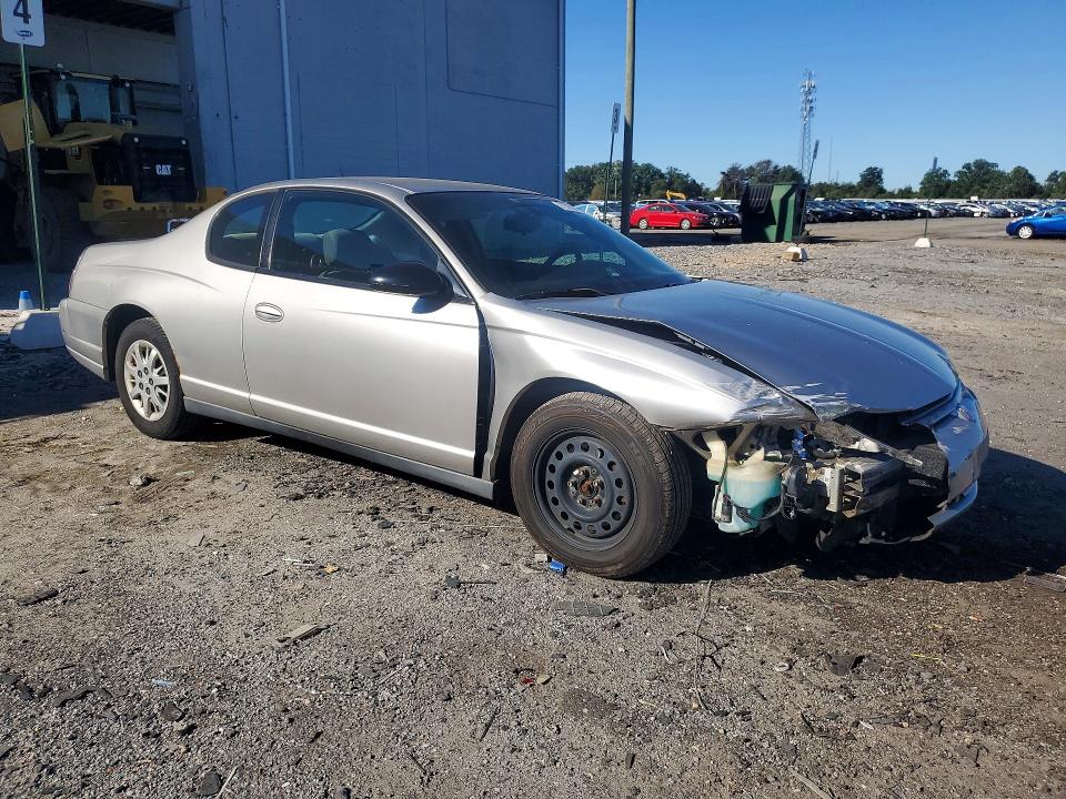 71250776 :رقم المزاد ، 2G1WW12E159367891 vin ، 2005 Chevrolet Monte Carlo مزاد بيع