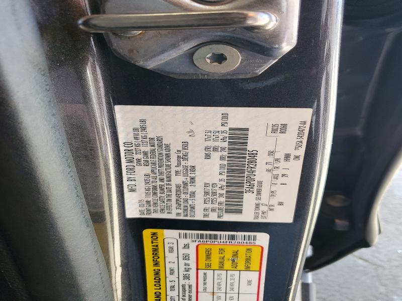 2015 Ford Fusion მანქანა იყიდება აუქციონზე, vin: 3FA6P0PU4FR280485, აუქციონის ნომერი: 72444466